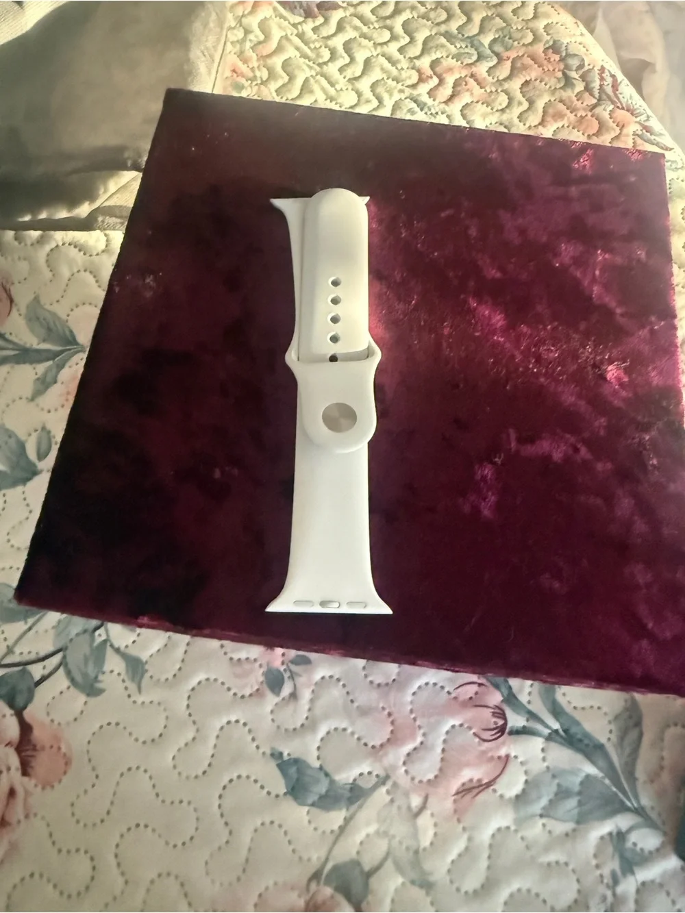 White Silicone Watch Band